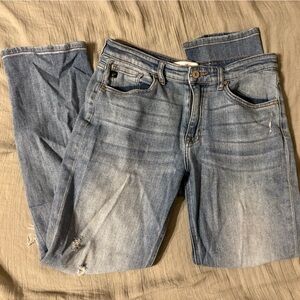 KanCan Women's Straight Leg Jeans - Blue